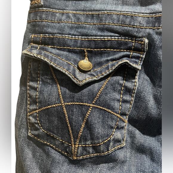 KUT FROM THE KLOTH Natalie Mid Rise Bermuda, Exclusive (Anticipate Wash) Sz 4 - Picture 5 of 6